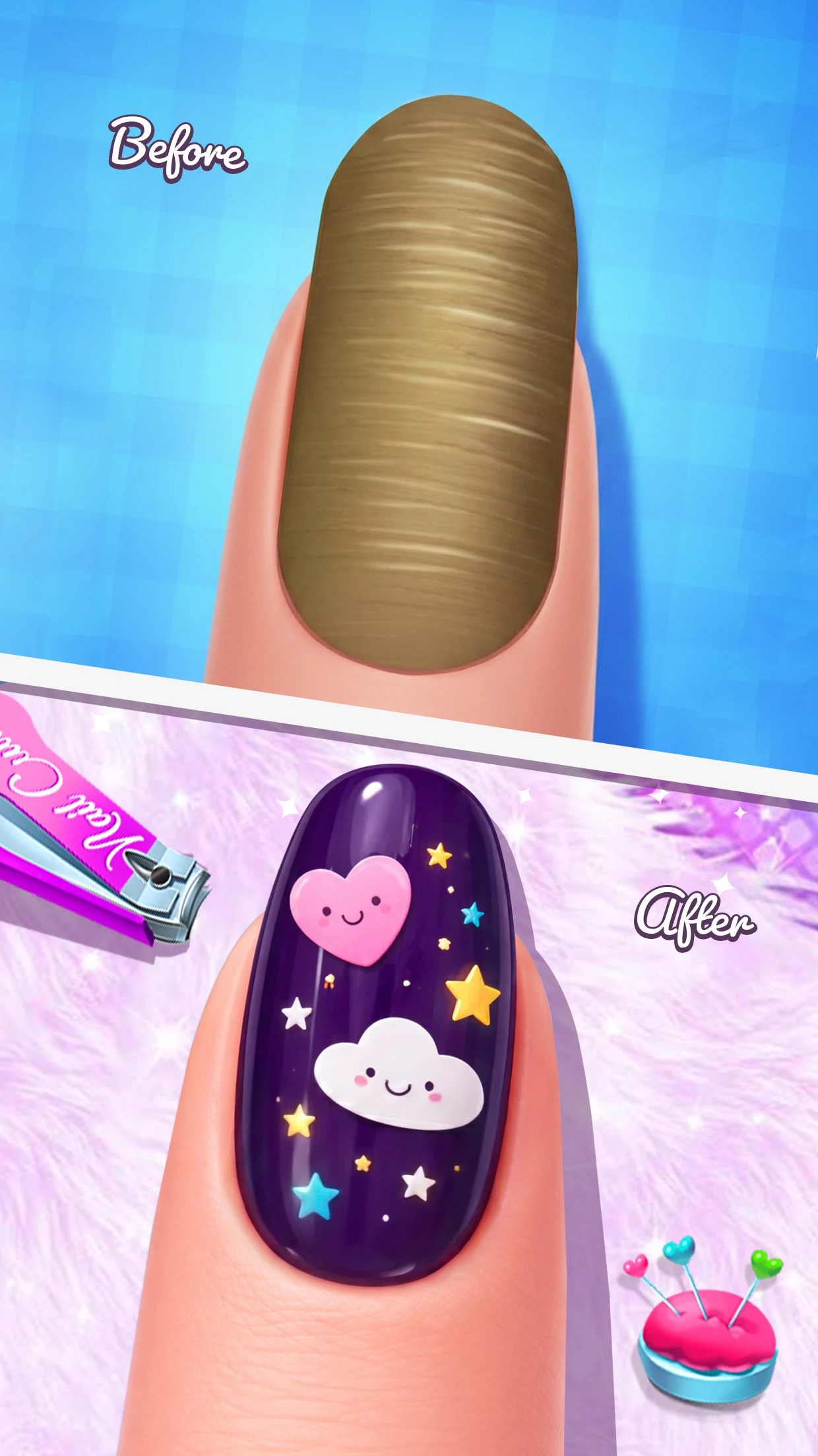 Nail Salon Game Nail Art Games screenshot